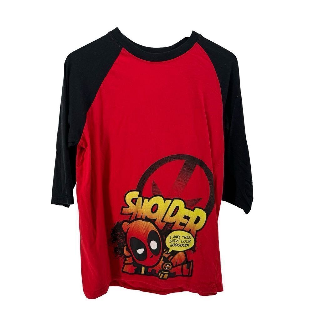 Marvel Deadpool Smolder Graphic Tee Shirt-Med, SKU: 101-0639
